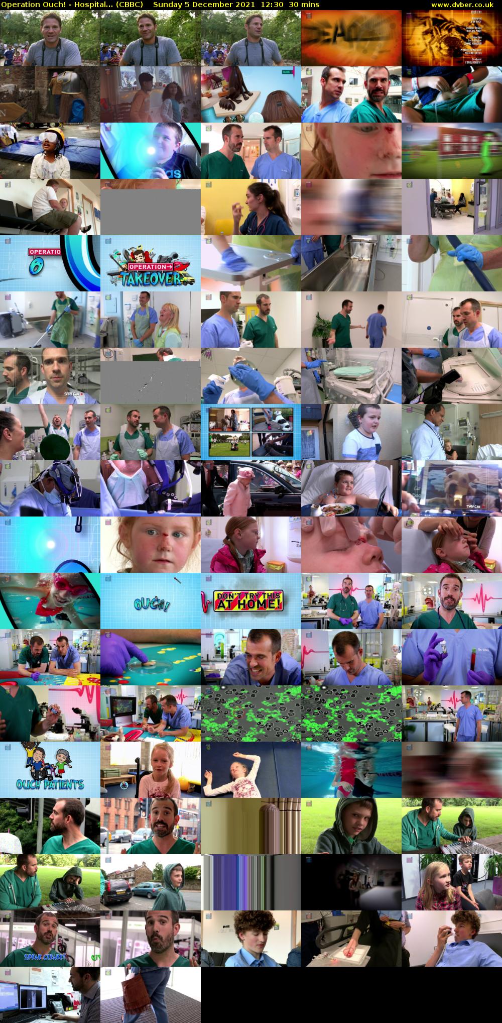 Operation Ouch! - Hospital... (CBBC) Sunday 5 December 2021 12:30 - 13:00