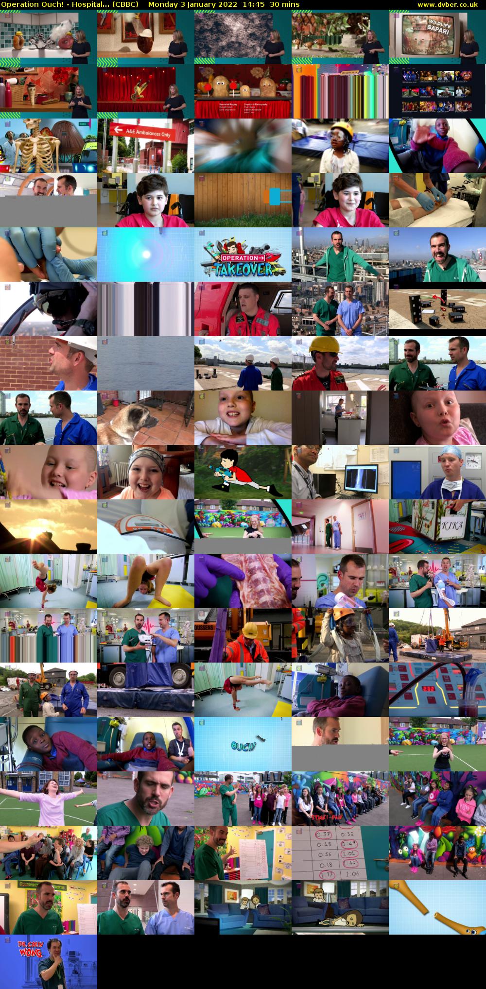 Operation Ouch! - Hospital... (CBBC) Monday 3 January 2022 14:45 - 15:15