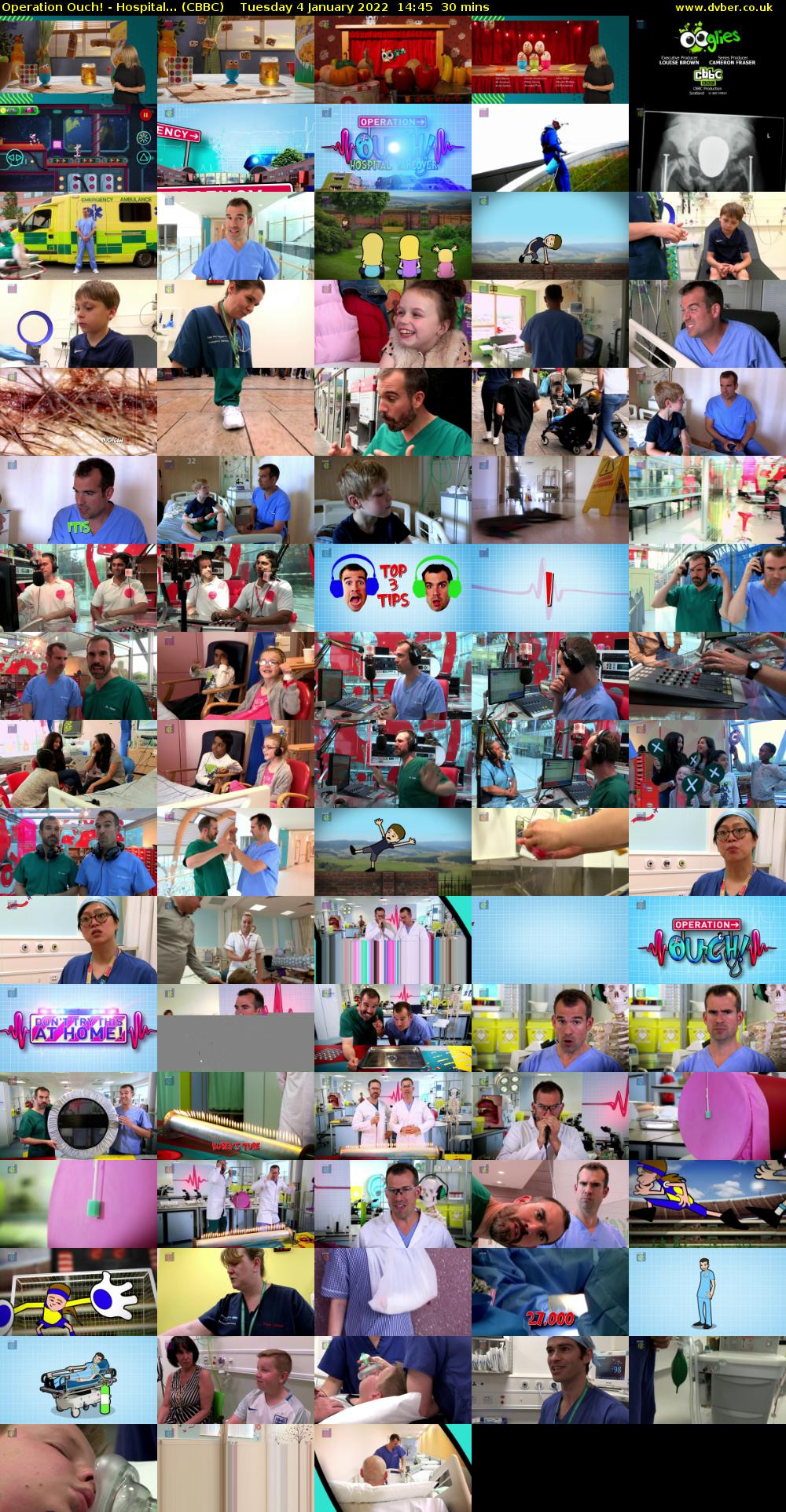 Operation Ouch! - Hospital... (CBBC) Tuesday 4 January 2022 14:45 - 15:15