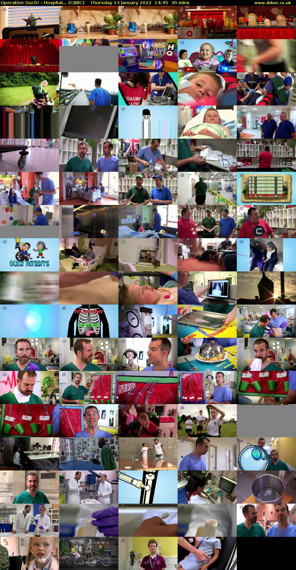 Operation Ouch! - Hospital... (CBBC) Thursday 13 January 2022 14:45 - 15:15