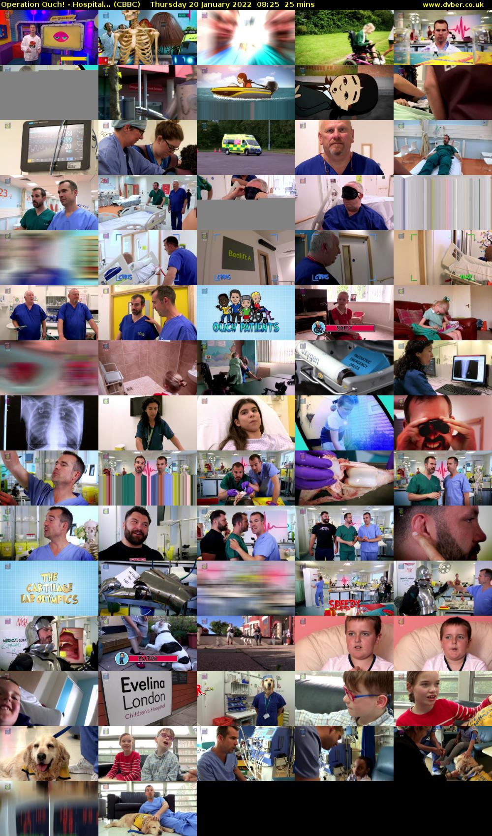 Operation Ouch! - Hospital... (CBBC) Thursday 20 January 2022 08:25 - 08:50