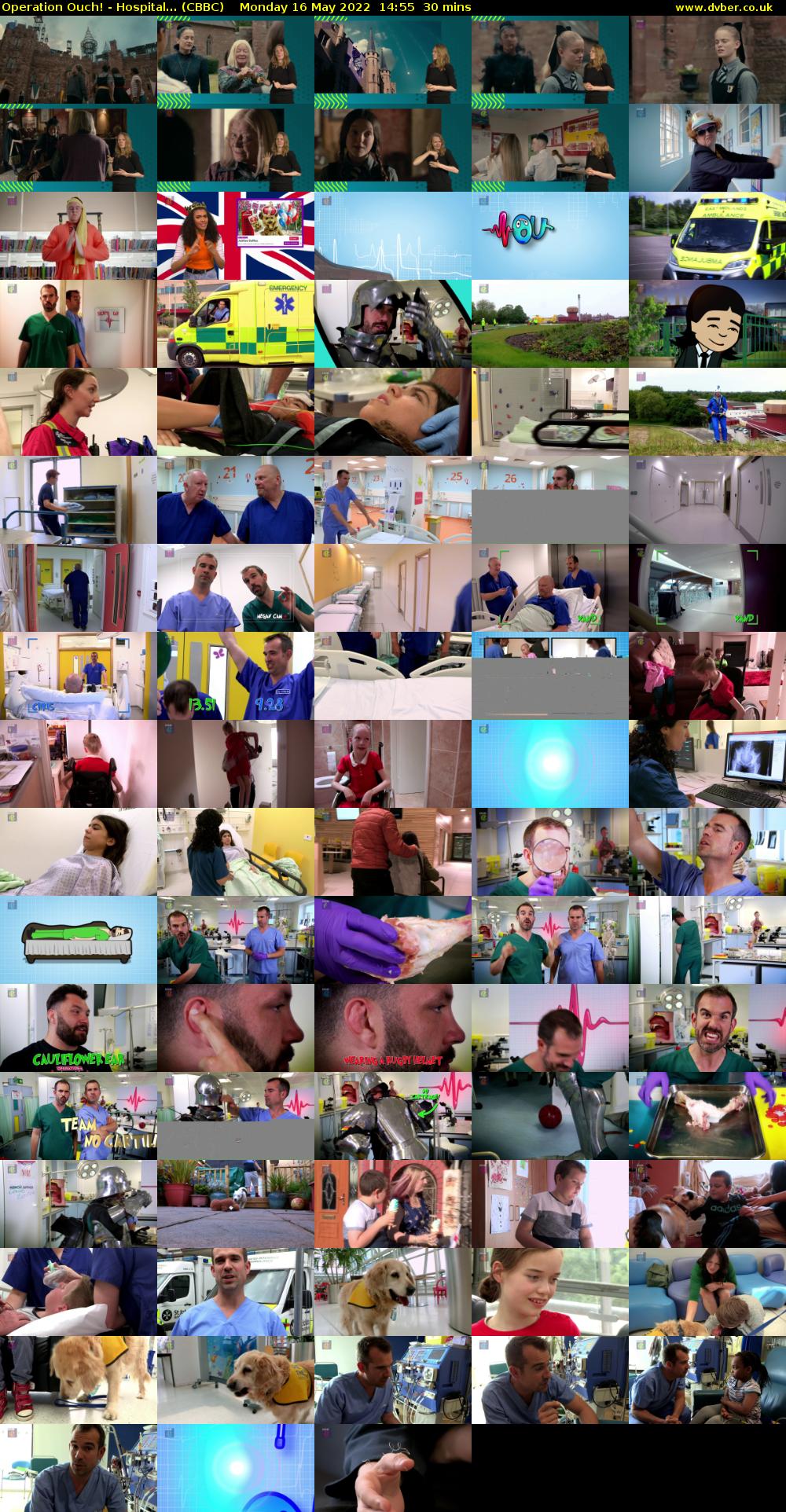 Operation Ouch! - Hospital... (CBBC) Monday 16 May 2022 14:55 - 15:25