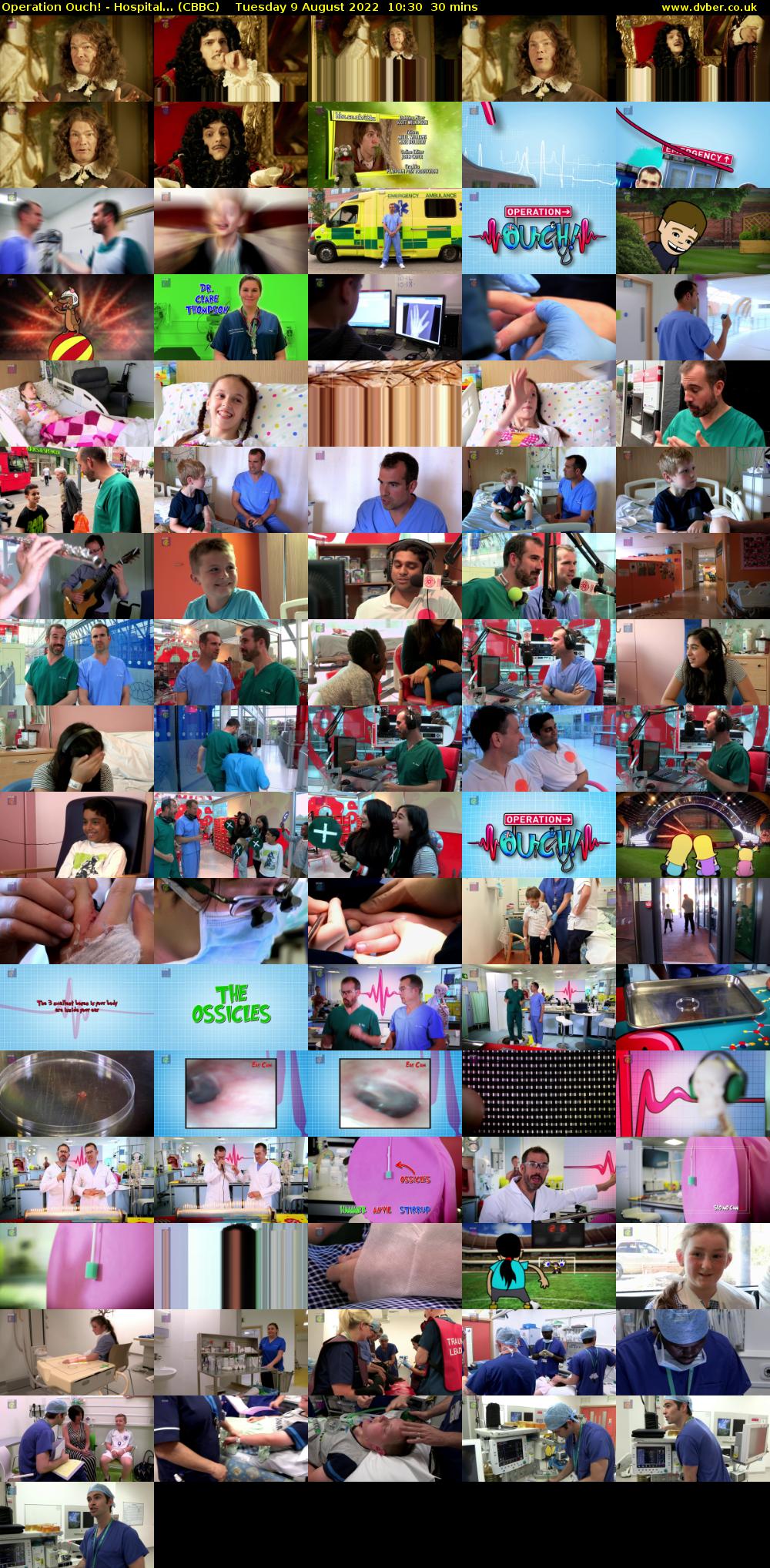 Operation Ouch! - Hospital... (CBBC) Tuesday 9 August 2022 10:30 - 11:00