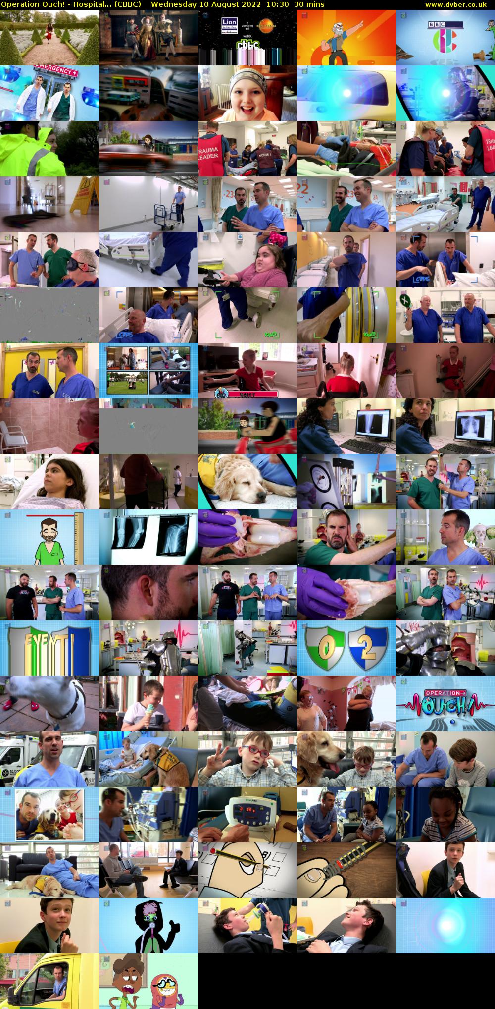 Operation Ouch! - Hospital... (CBBC) Wednesday 10 August 2022 10:30 - 11:00
