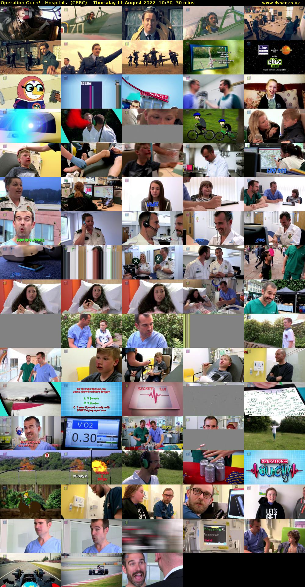Operation Ouch! - Hospital... (CBBC) Thursday 11 August 2022 10:30 - 11:00
