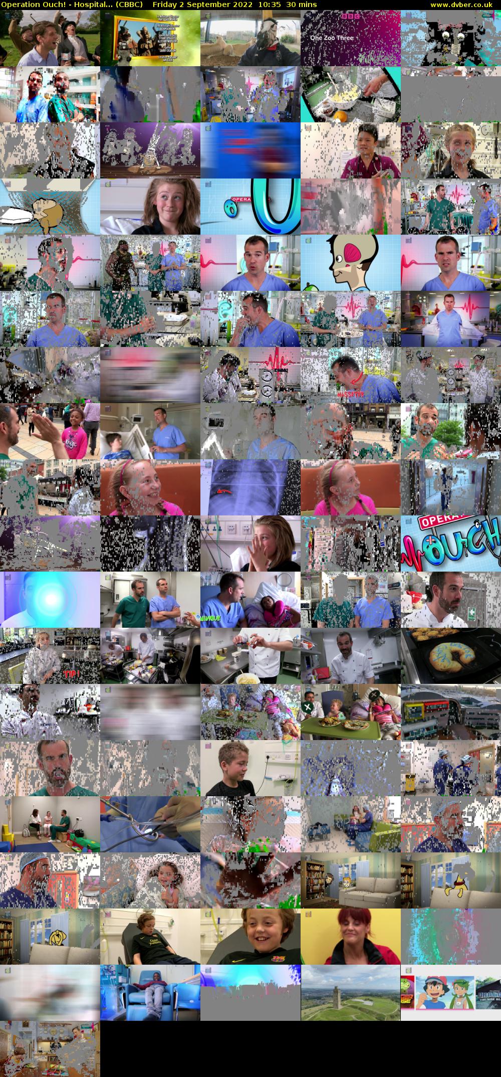 Operation Ouch! - Hospital... (CBBC) Friday 2 September 2022 10:35 - 11:05