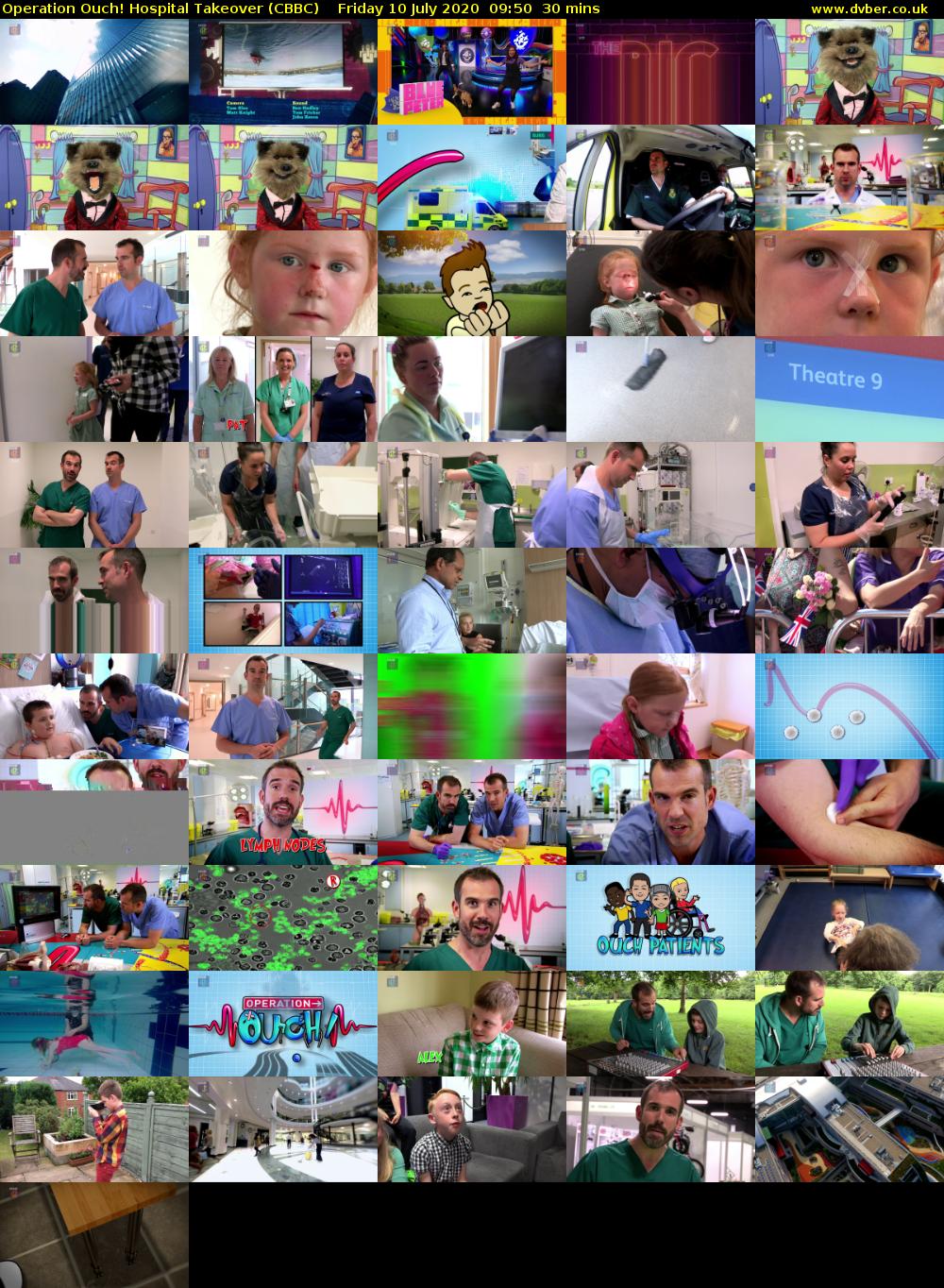 Operation Ouch! Hospital Takeover (CBBC) Friday 10 July 2020 09:50 - 10:20