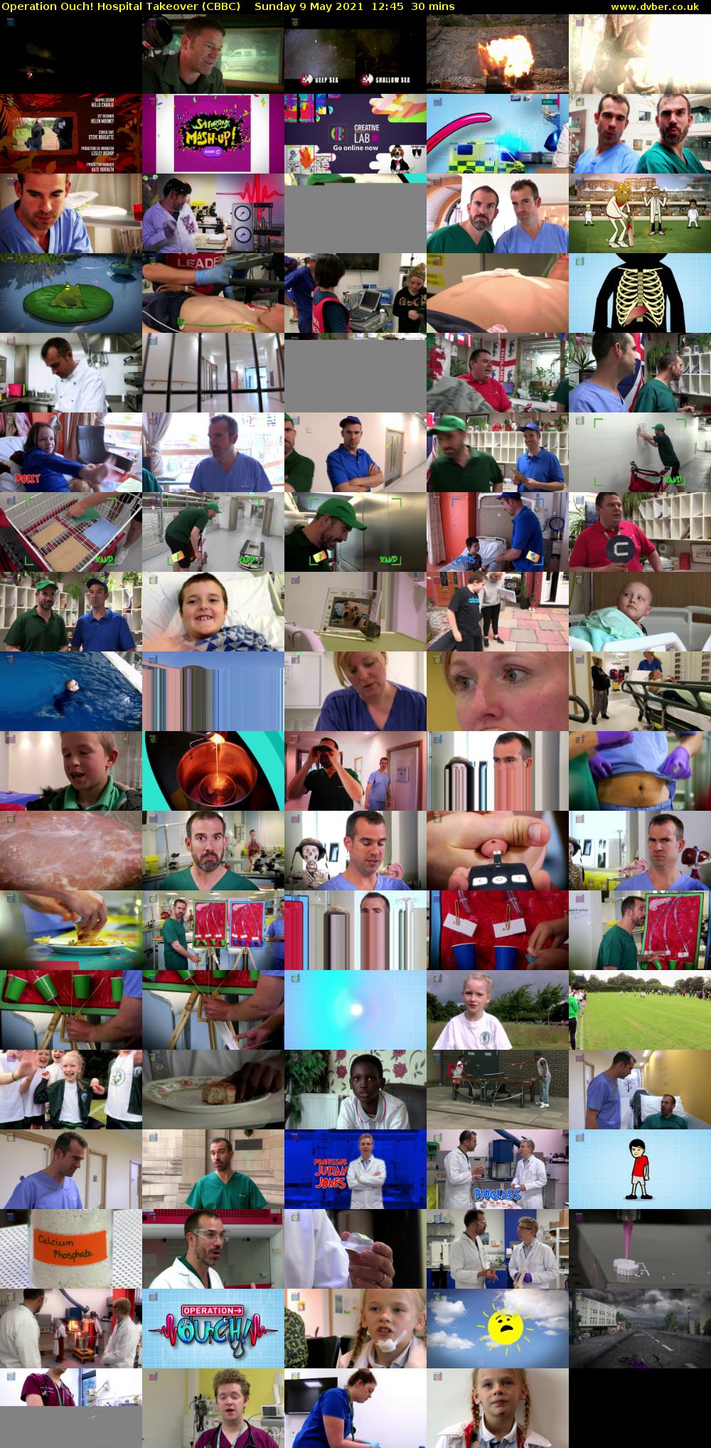 Operation Ouch! Hospital Takeover (CBBC) Sunday 9 May 2021 12:45 - 13:15