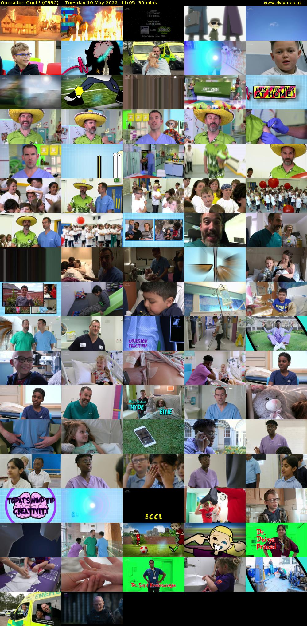Operation Ouch! (CBBC) Tuesday 10 May 2022 11:05 - 11:35