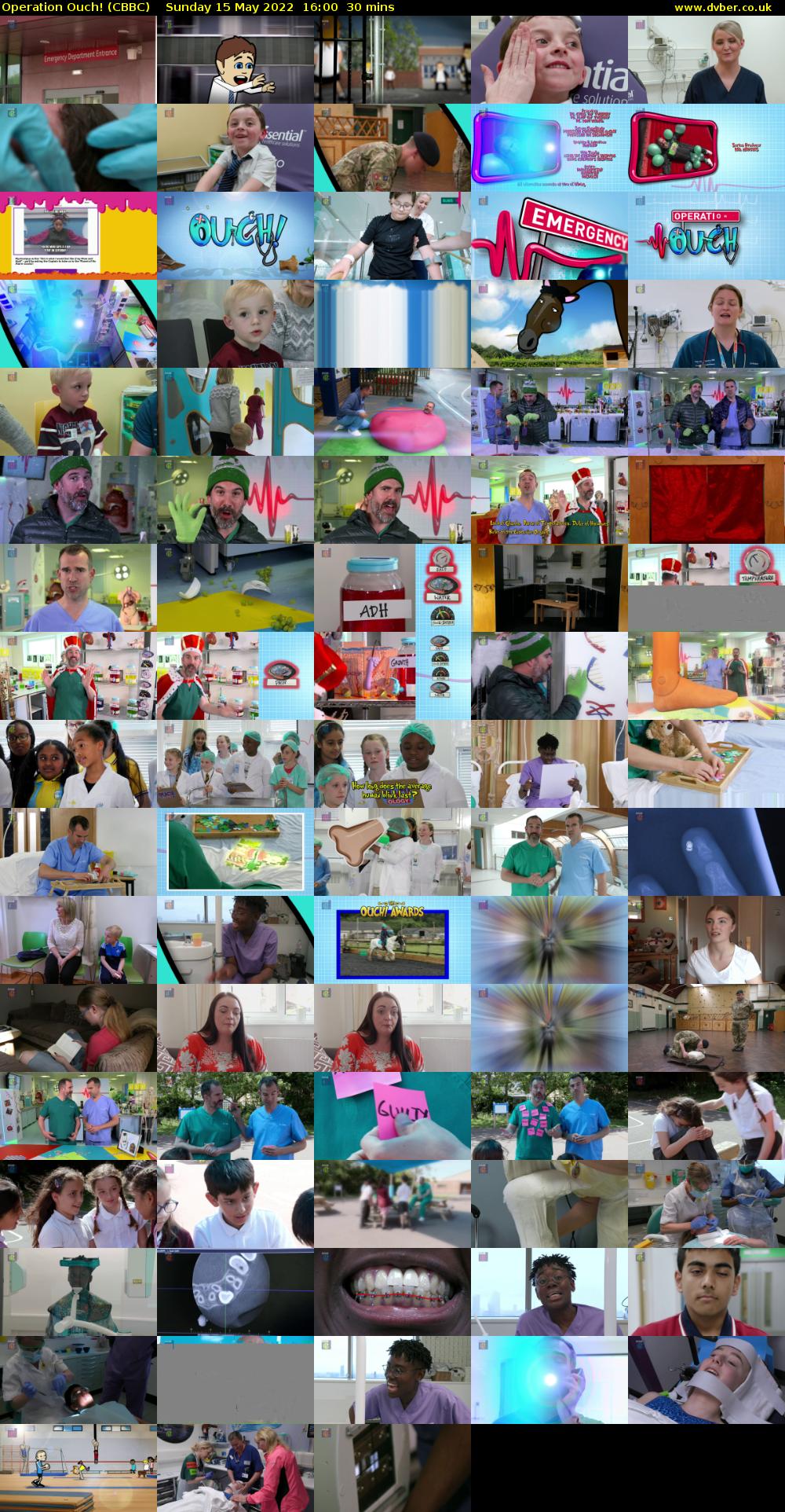Operation Ouch! (CBBC) Sunday 15 May 2022 16:00 - 16:30