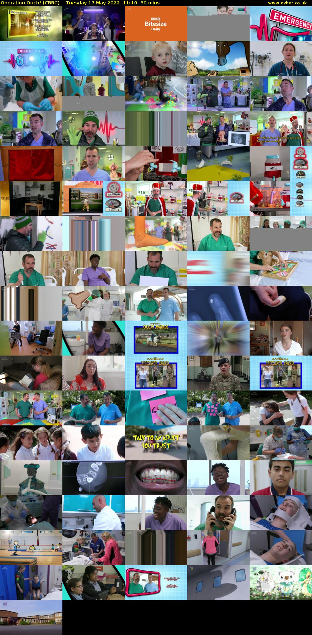 Operation Ouch! (CBBC) Tuesday 17 May 2022 11:10 - 11:40