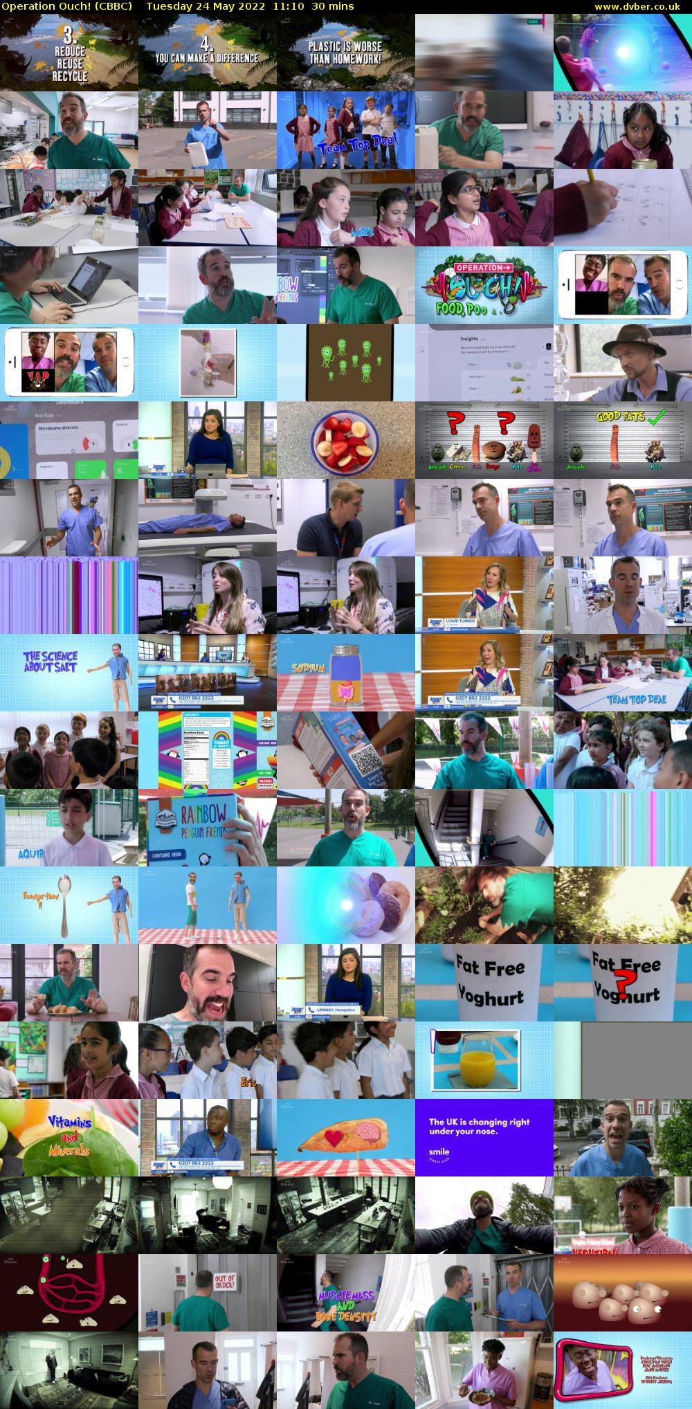Operation Ouch! (CBBC) Tuesday 24 May 2022 11:10 - 11:40