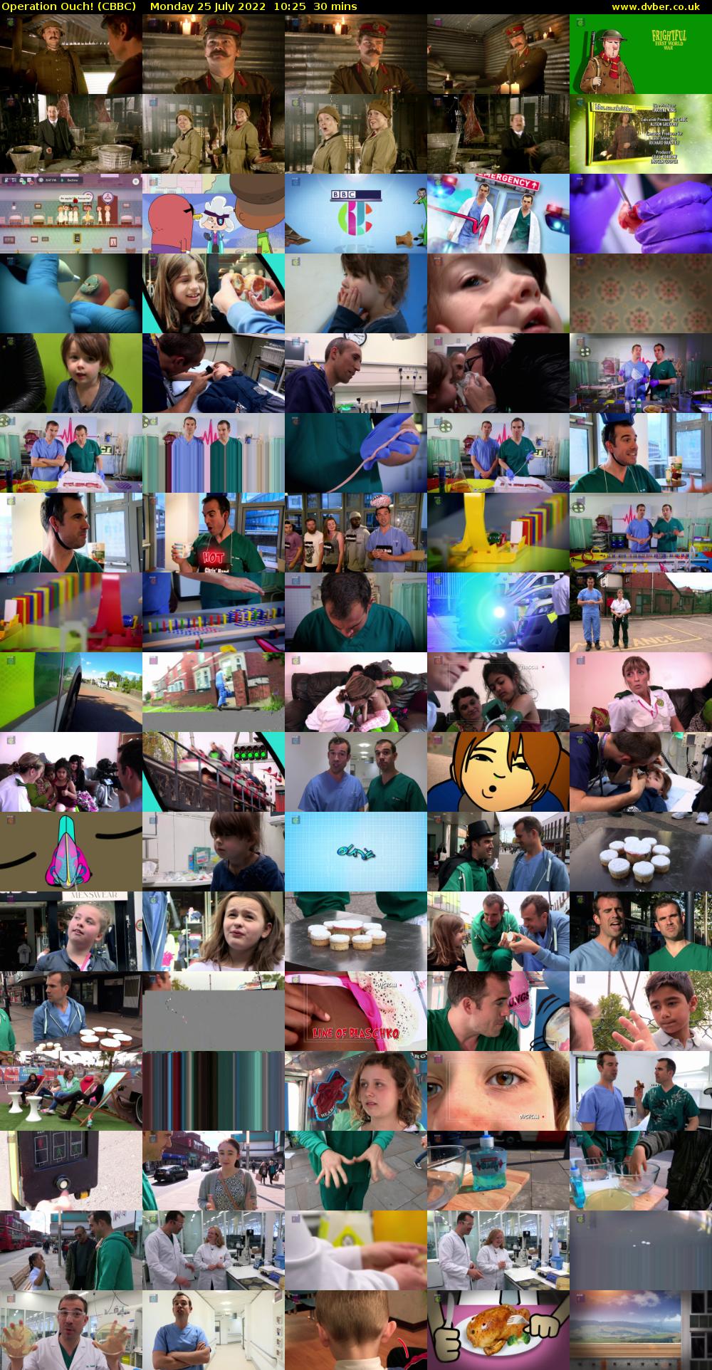 Operation Ouch! (CBBC) Monday 25 July 2022 10:25 - 10:55
