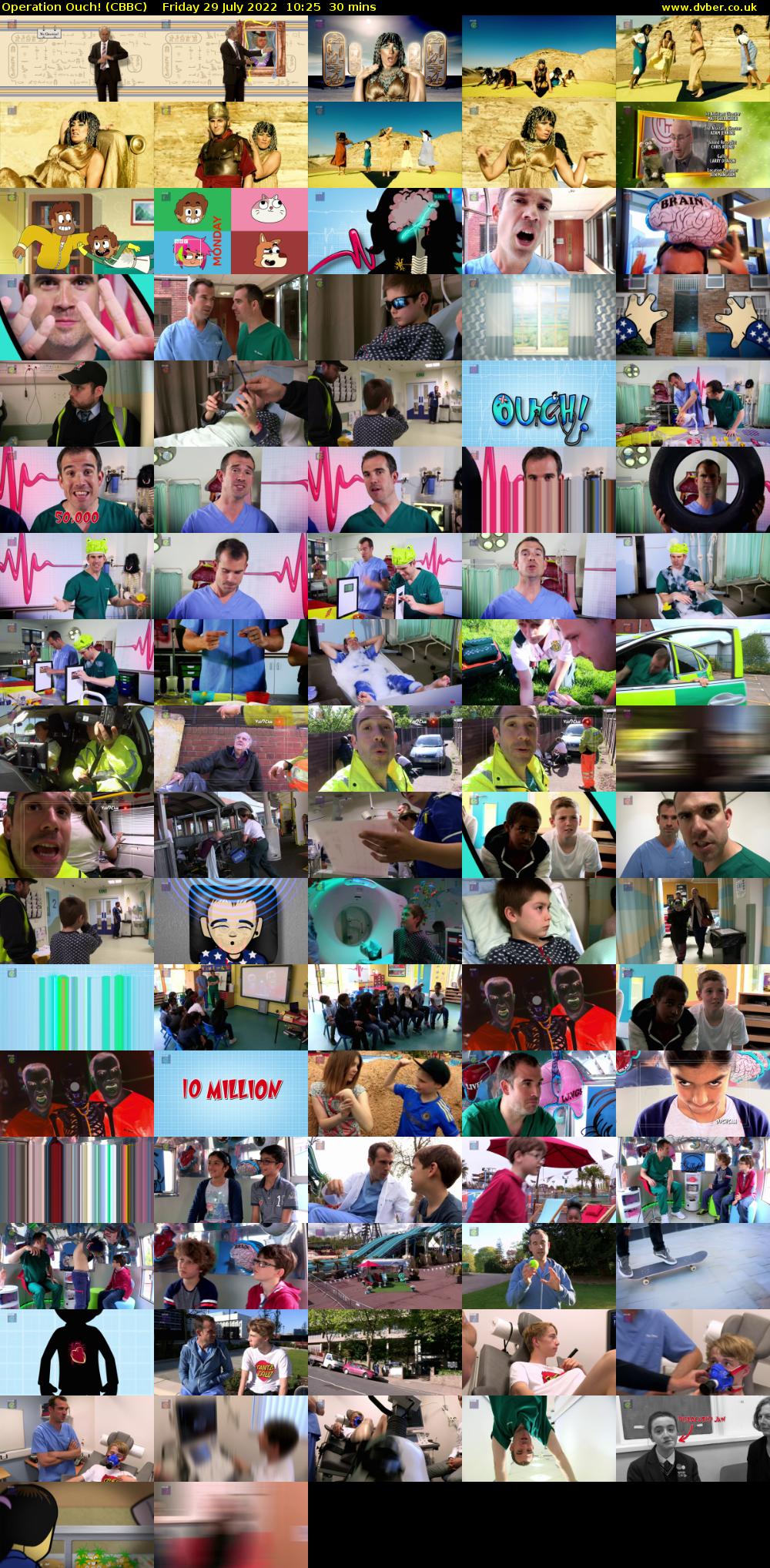 Operation Ouch! (CBBC) Friday 29 July 2022 10:25 - 10:55