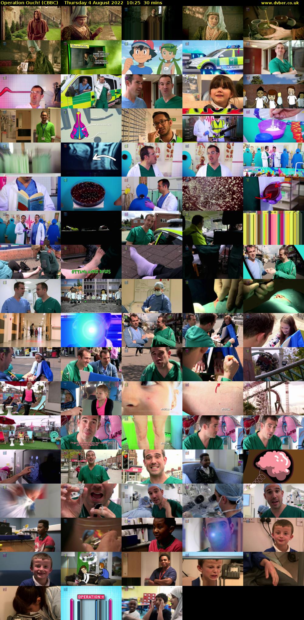 Operation Ouch! (CBBC) Thursday 4 August 2022 10:25 - 10:55