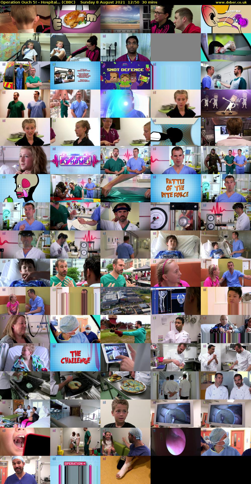 Operation Ouch 5! - Hospital... (CBBC) Sunday 8 August 2021 12:50 - 13:20