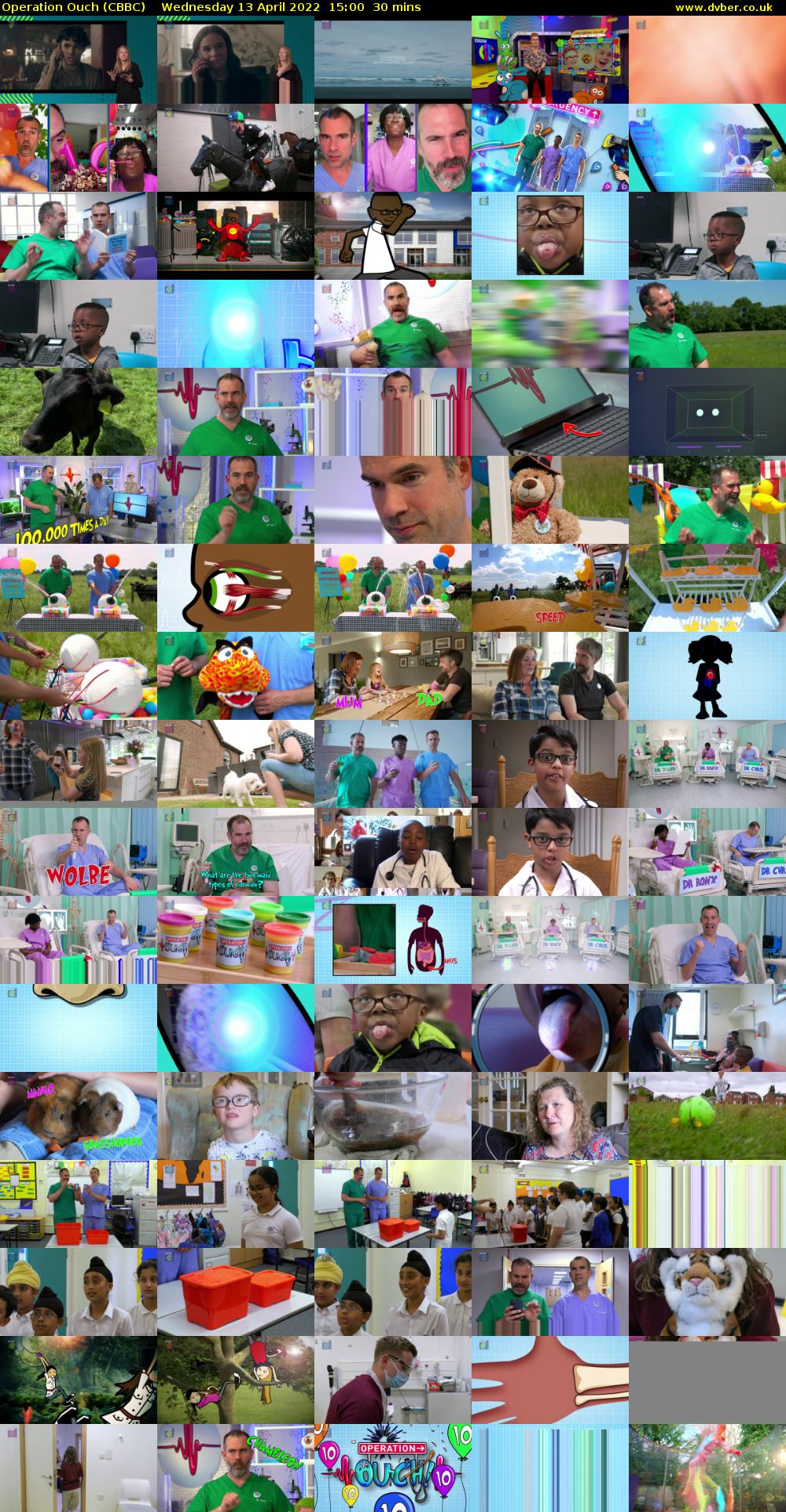 Operation Ouch (CBBC) Wednesday 13 April 2022 15:00 - 15:30