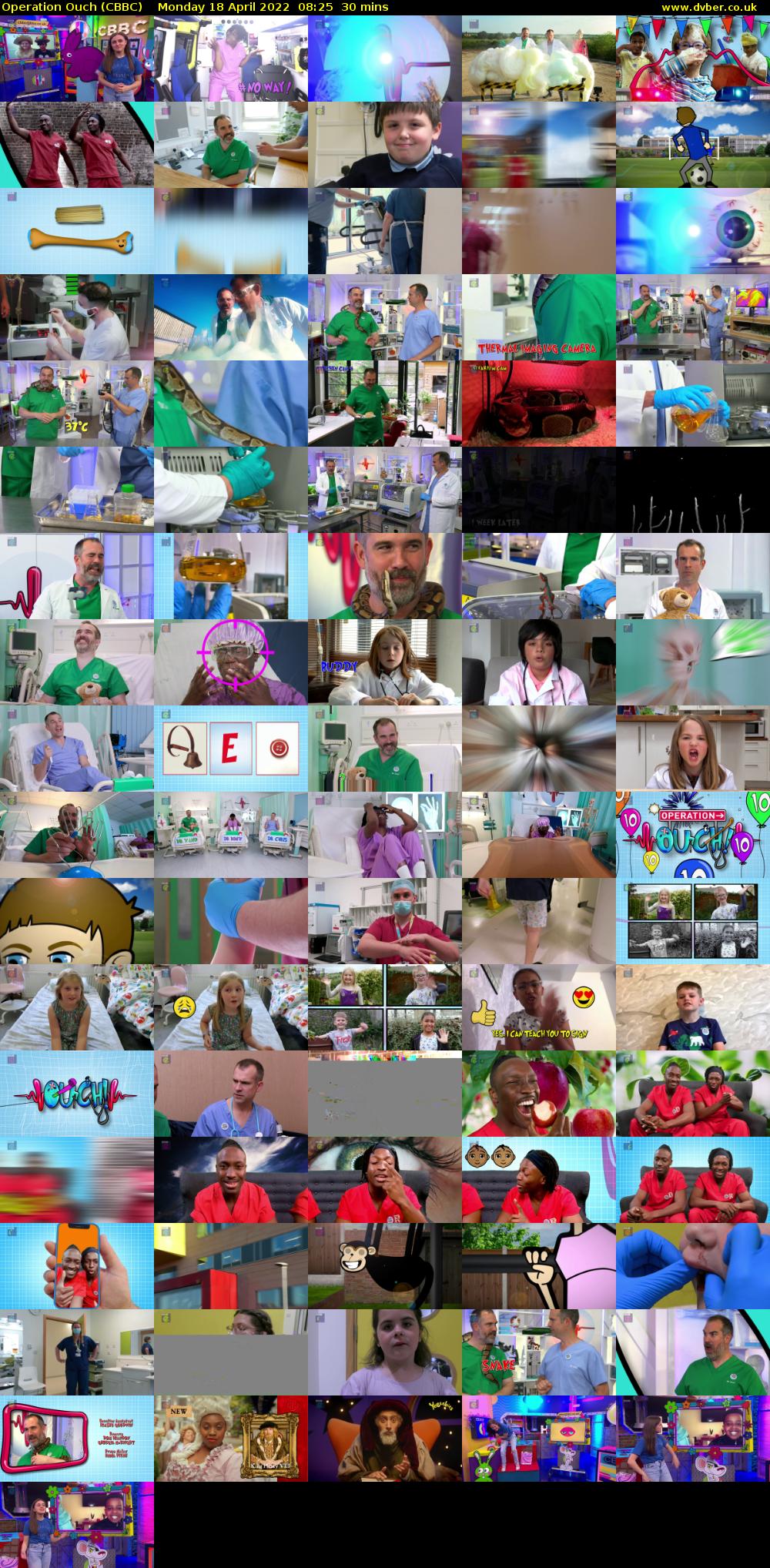 Operation Ouch (CBBC) Monday 18 April 2022 08:25 - 08:55