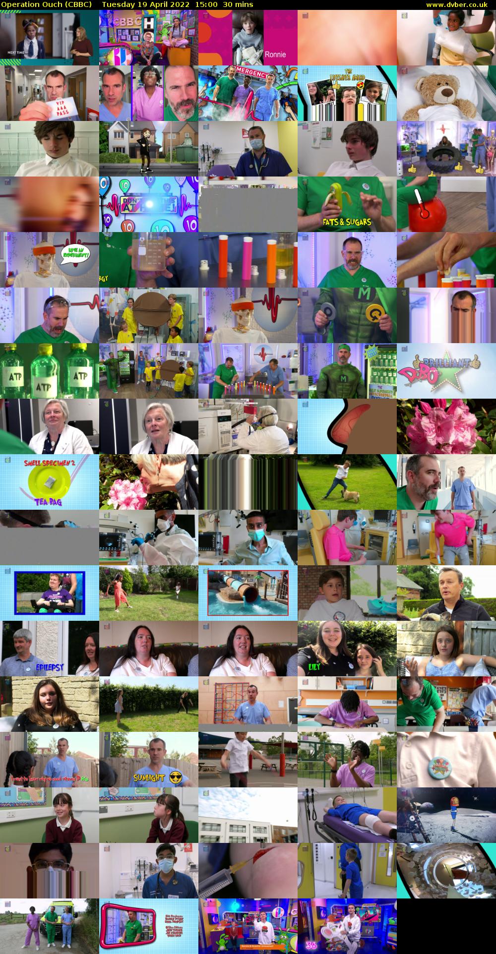 Operation Ouch (CBBC) Tuesday 19 April 2022 15:00 - 15:30