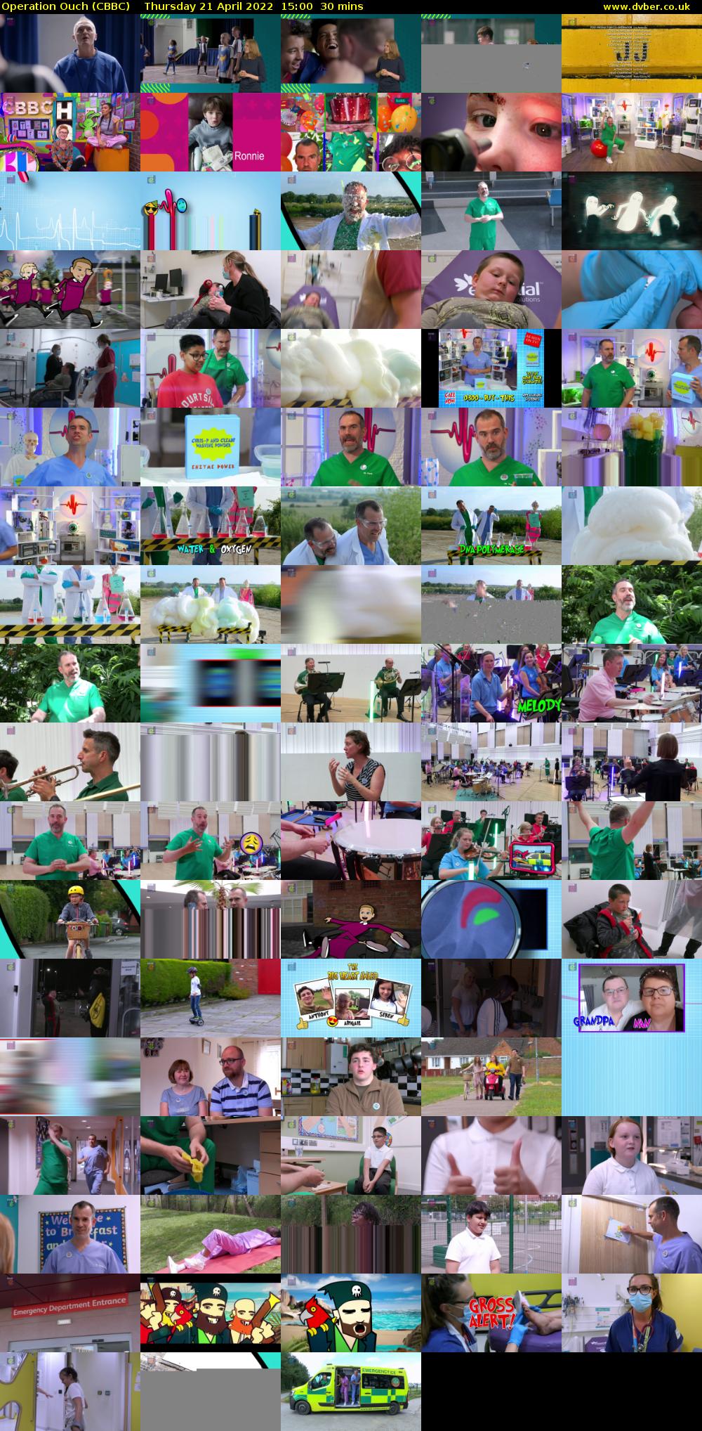 Operation Ouch (CBBC) Thursday 21 April 2022 15:00 - 15:30