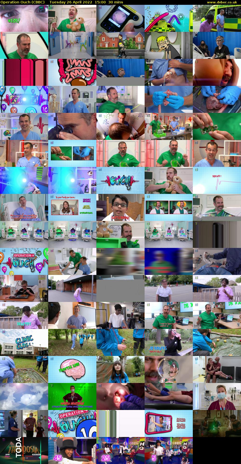 Operation Ouch (CBBC) Tuesday 26 April 2022 15:00 - 15:30
