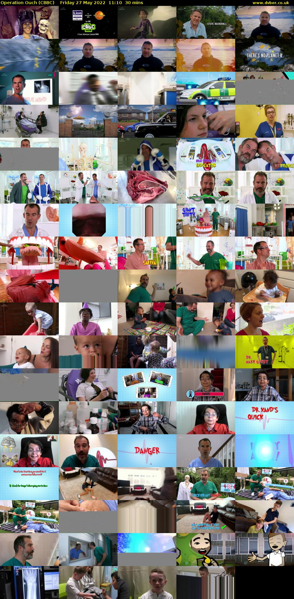 Operation Ouch (CBBC) Friday 27 May 2022 11:10 - 11:40
