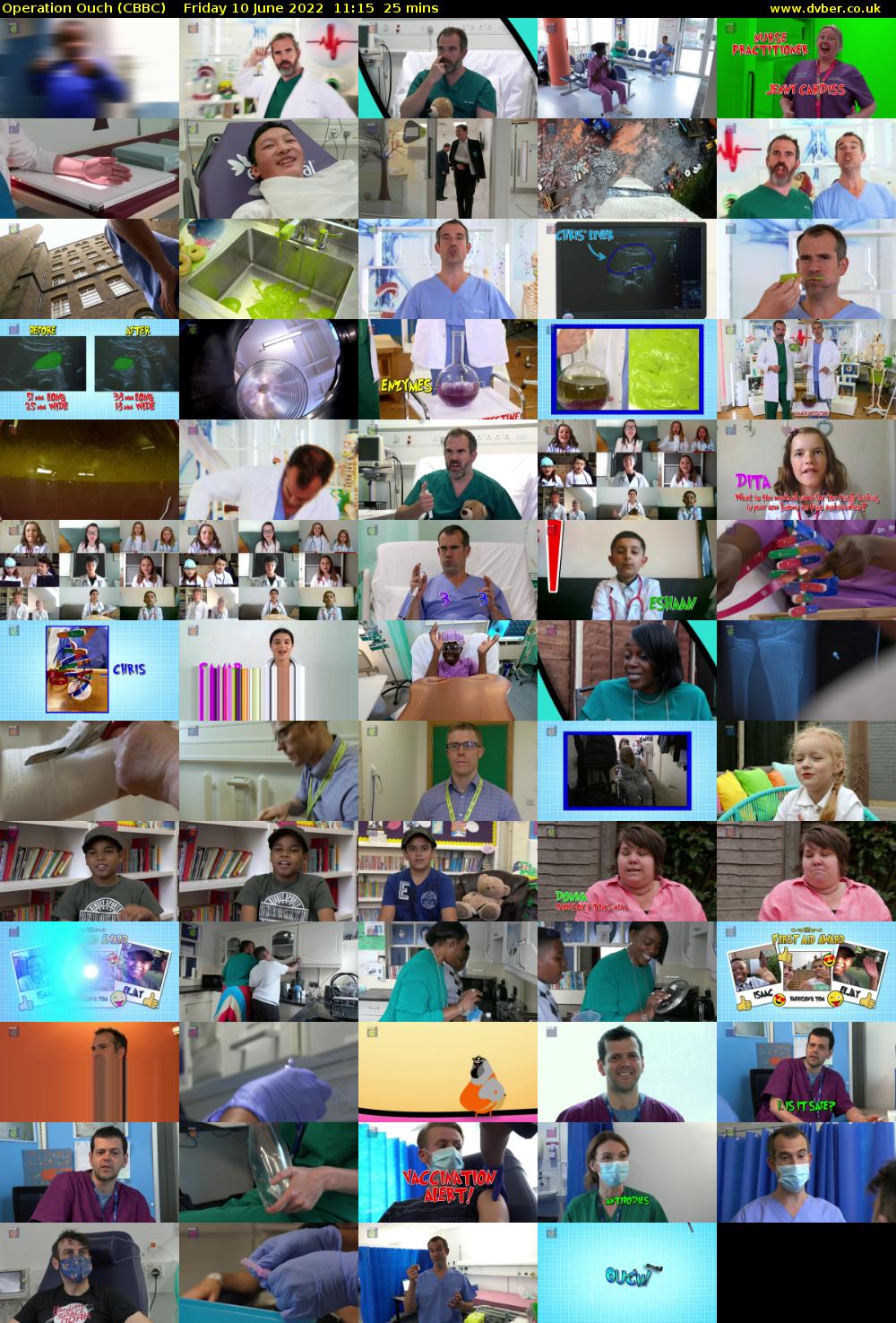 Operation Ouch (CBBC) Friday 10 June 2022 11:15 - 11:40