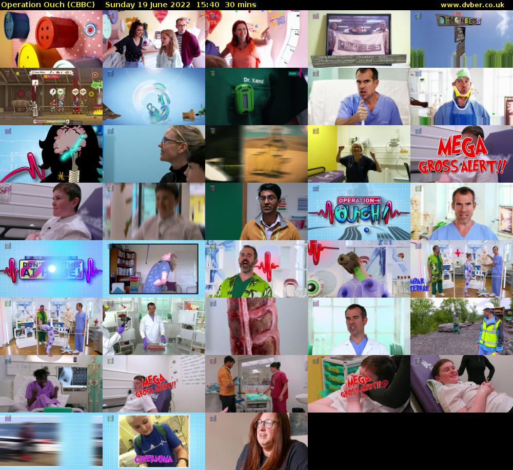 Operation Ouch (CBBC) Sunday 19 June 2022 15:40 - 16:10