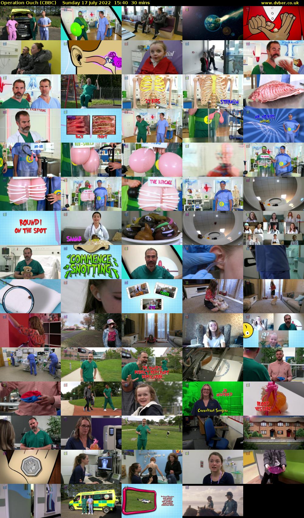 Operation Ouch (CBBC) Sunday 17 July 2022 15:40 - 16:10