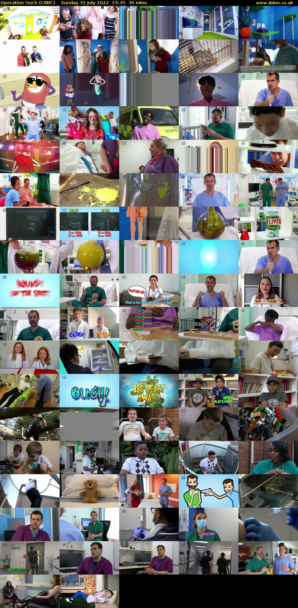Operation Ouch (CBBC) Sunday 31 July 2022 15:35 - 16:05