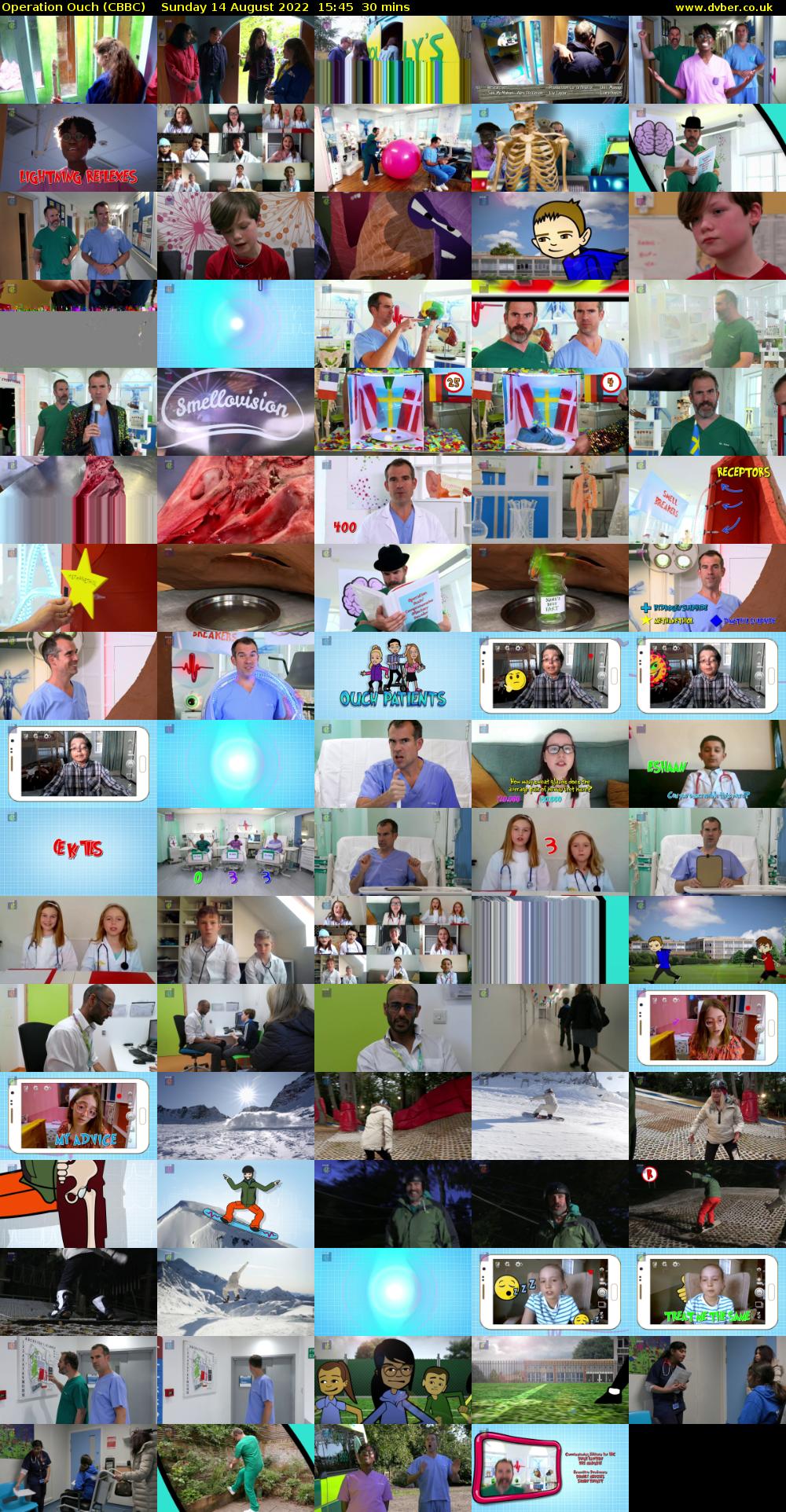 Operation Ouch (CBBC) Sunday 14 August 2022 15:45 - 16:15