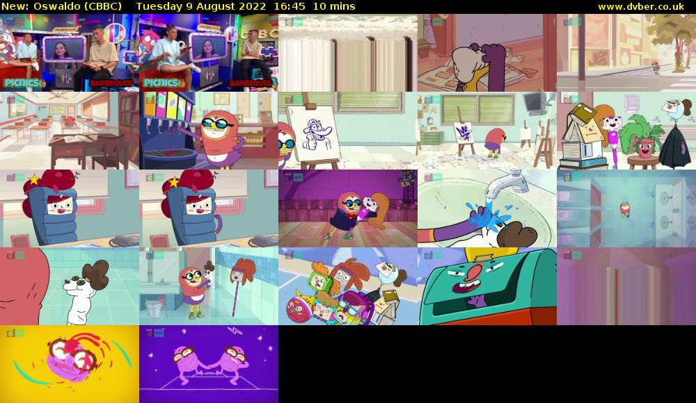 Oswaldo (CBBC) Tuesday 9 August 2022 16:45 - 16:55