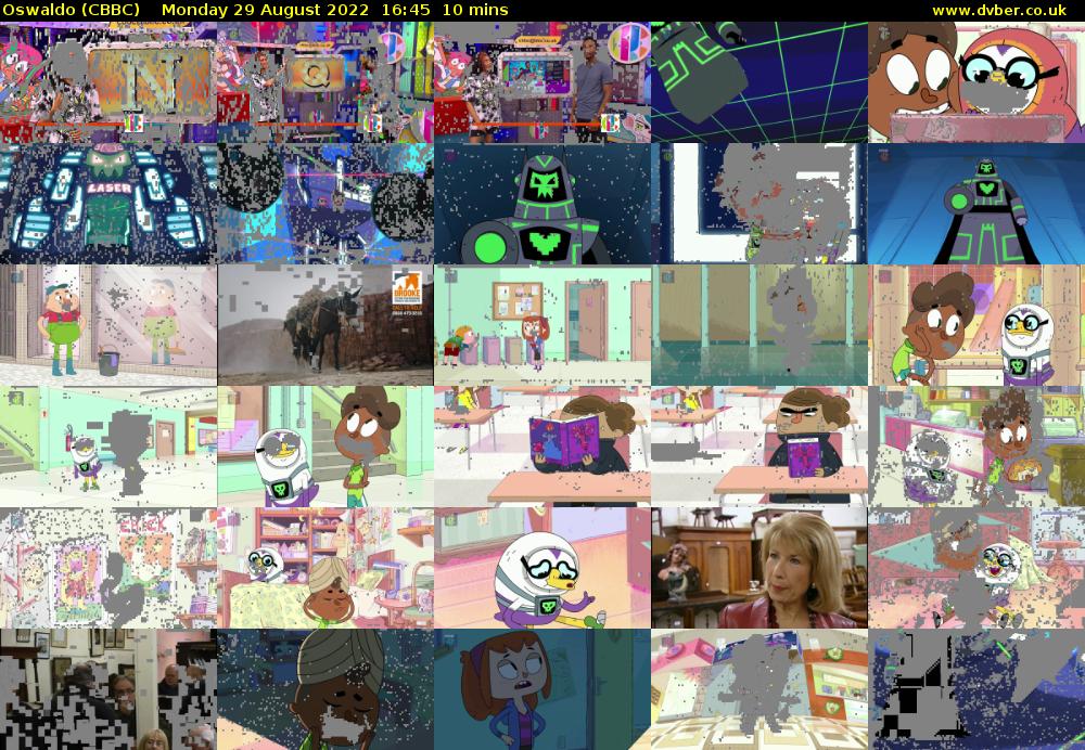 Oswaldo (CBBC) Monday 29 August 2022 16:45 - 16:55