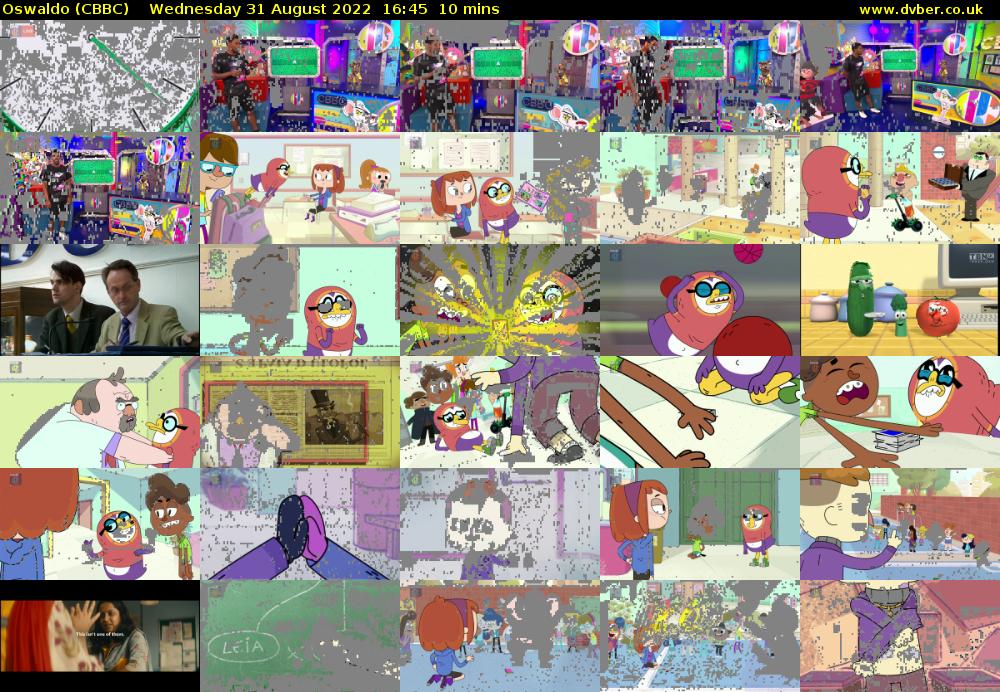 Oswaldo (CBBC) Wednesday 31 August 2022 16:45 - 16:55