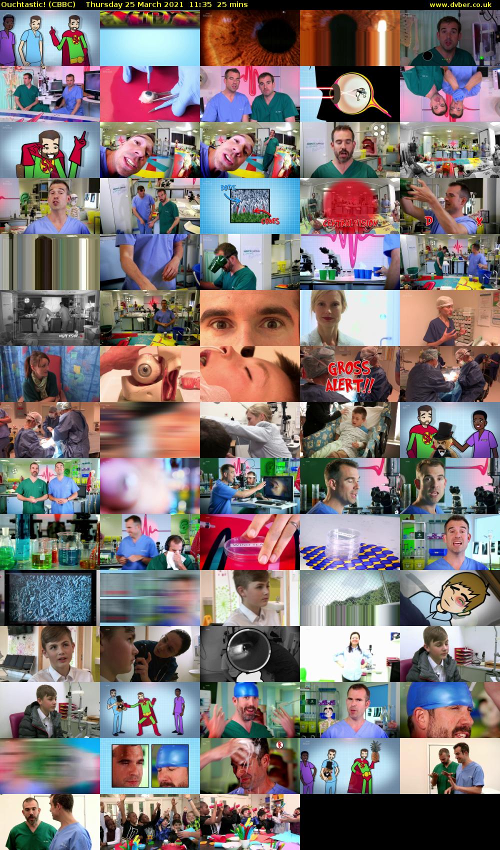 Ouchtastic! (CBBC) Thursday 25 March 2021 11:35 - 12:00