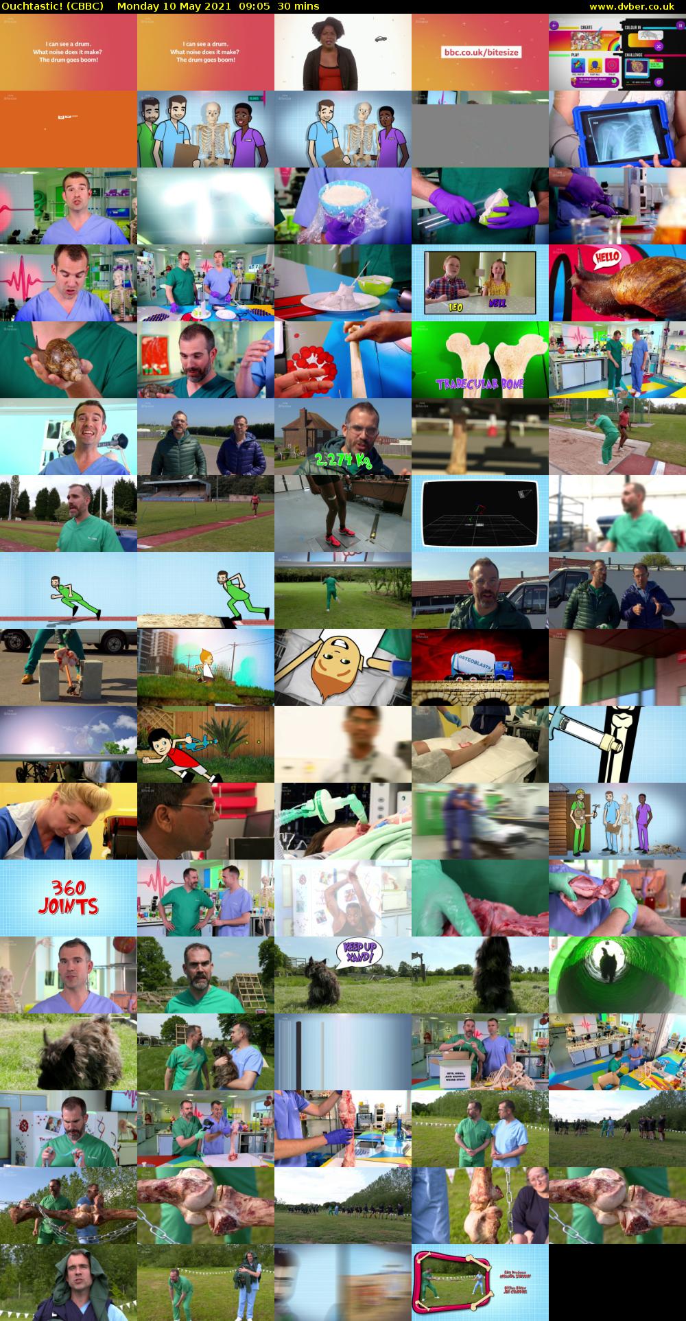 Ouchtastic! (CBBC) Monday 10 May 2021 09:05 - 09:35