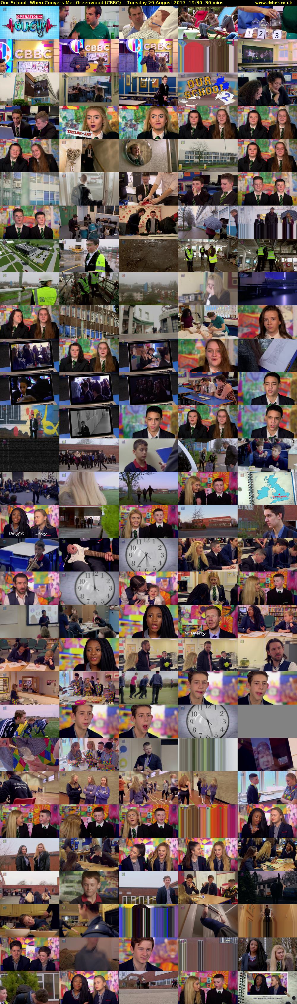 Our School: When Conyers Met Greenwood (CBBC) Tuesday 29 August 2017 19:30 - 20:00