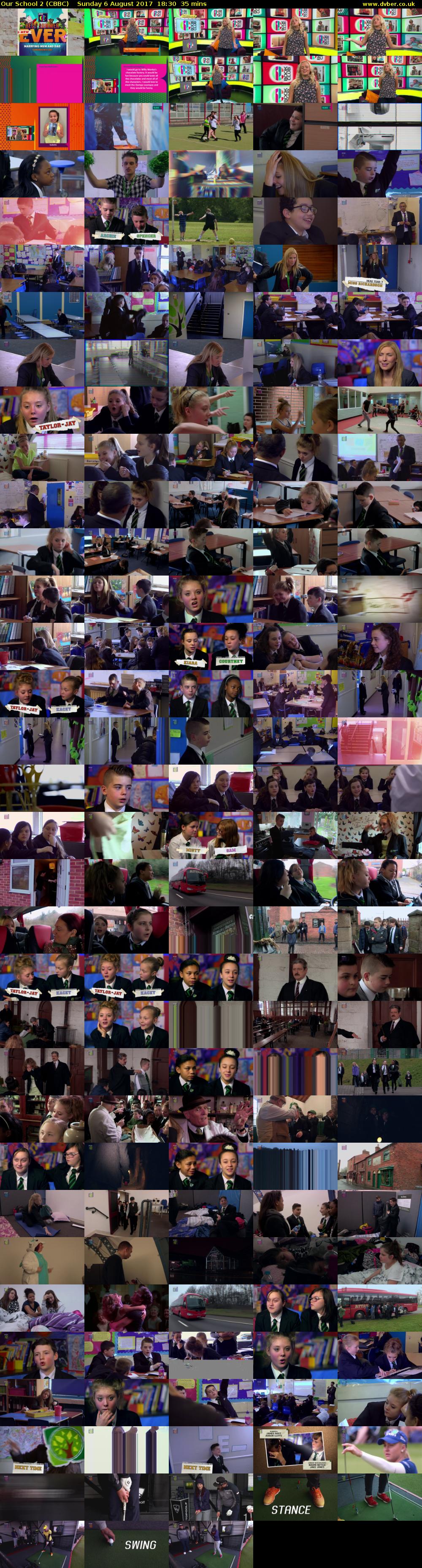 Our School 2 (CBBC) Sunday 6 August 2017 18:30 - 19:05