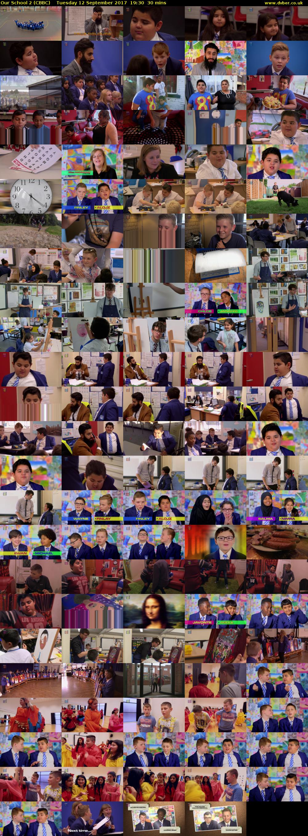 Our School 2 (CBBC) Tuesday 12 September 2017 19:30 - 20:00