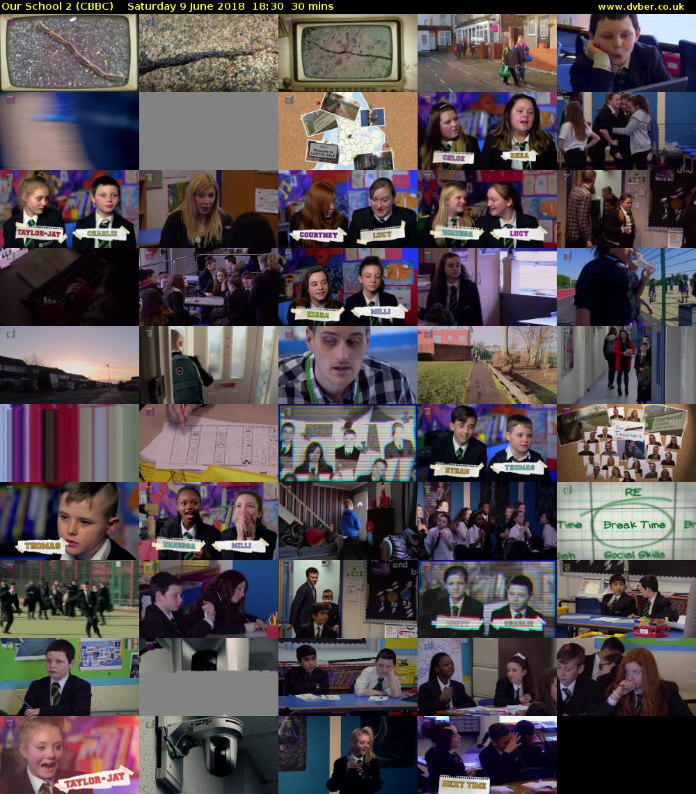 Our School 2 (CBBC) Saturday 9 June 2018 18:30 - 19:00