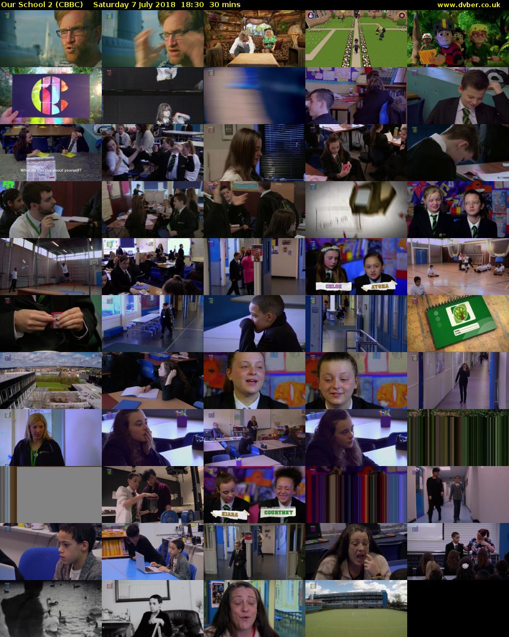 Our School 2 (CBBC) Saturday 7 July 2018 18:30 - 19:00
