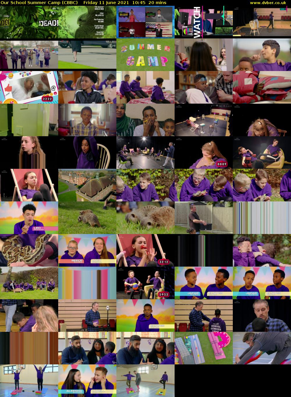 Our School Summer Camp (CBBC) Friday 11 June 2021 10:45 - 11:05