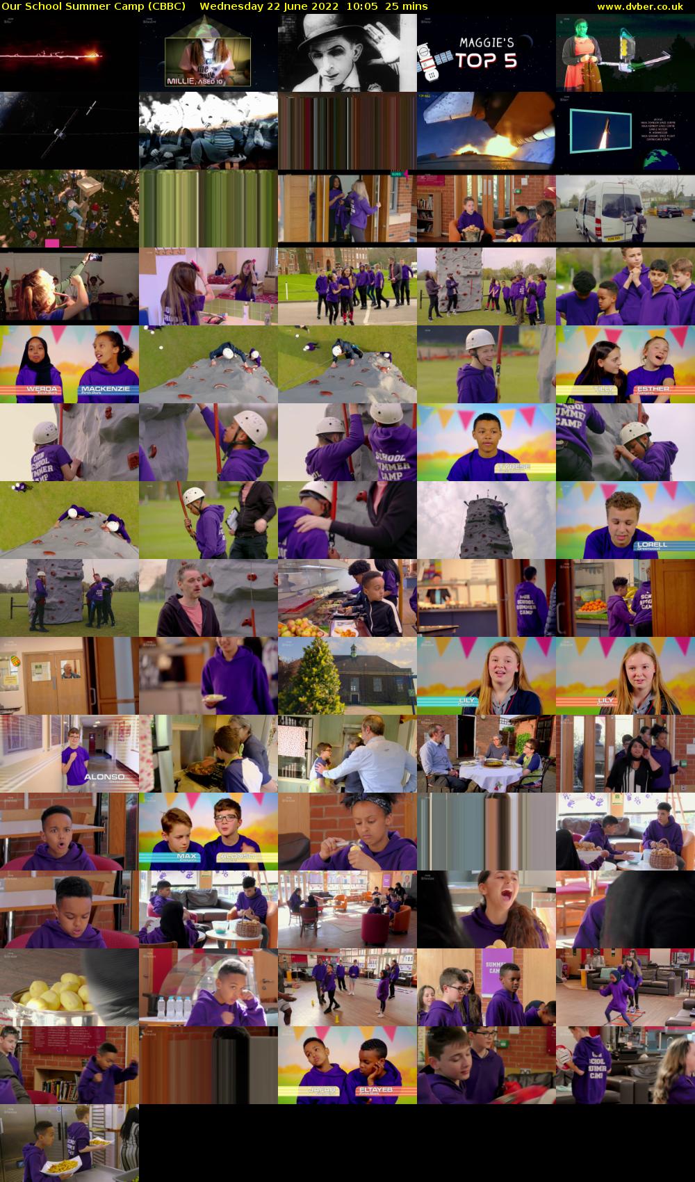 Our School Summer Camp (CBBC) Wednesday 22 June 2022 10:05 - 10:30