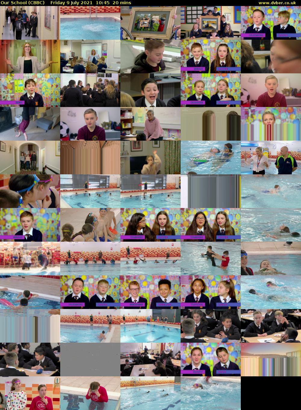 Our School (CBBC) Friday 9 July 2021 10:45 - 11:05