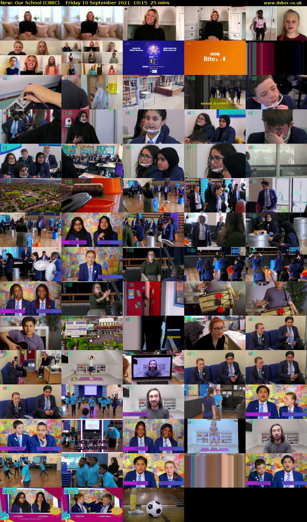 Our School (CBBC) Friday 10 September 2021 10:15 - 10:40