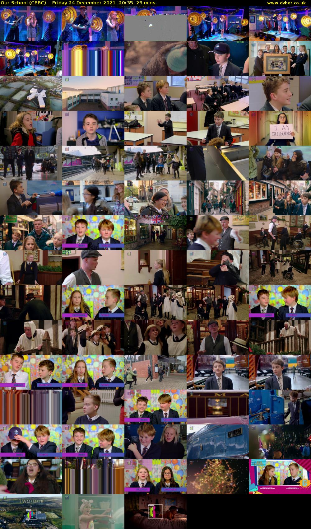 Our School (CBBC) Friday 24 December 2021 20:35 - 21:00