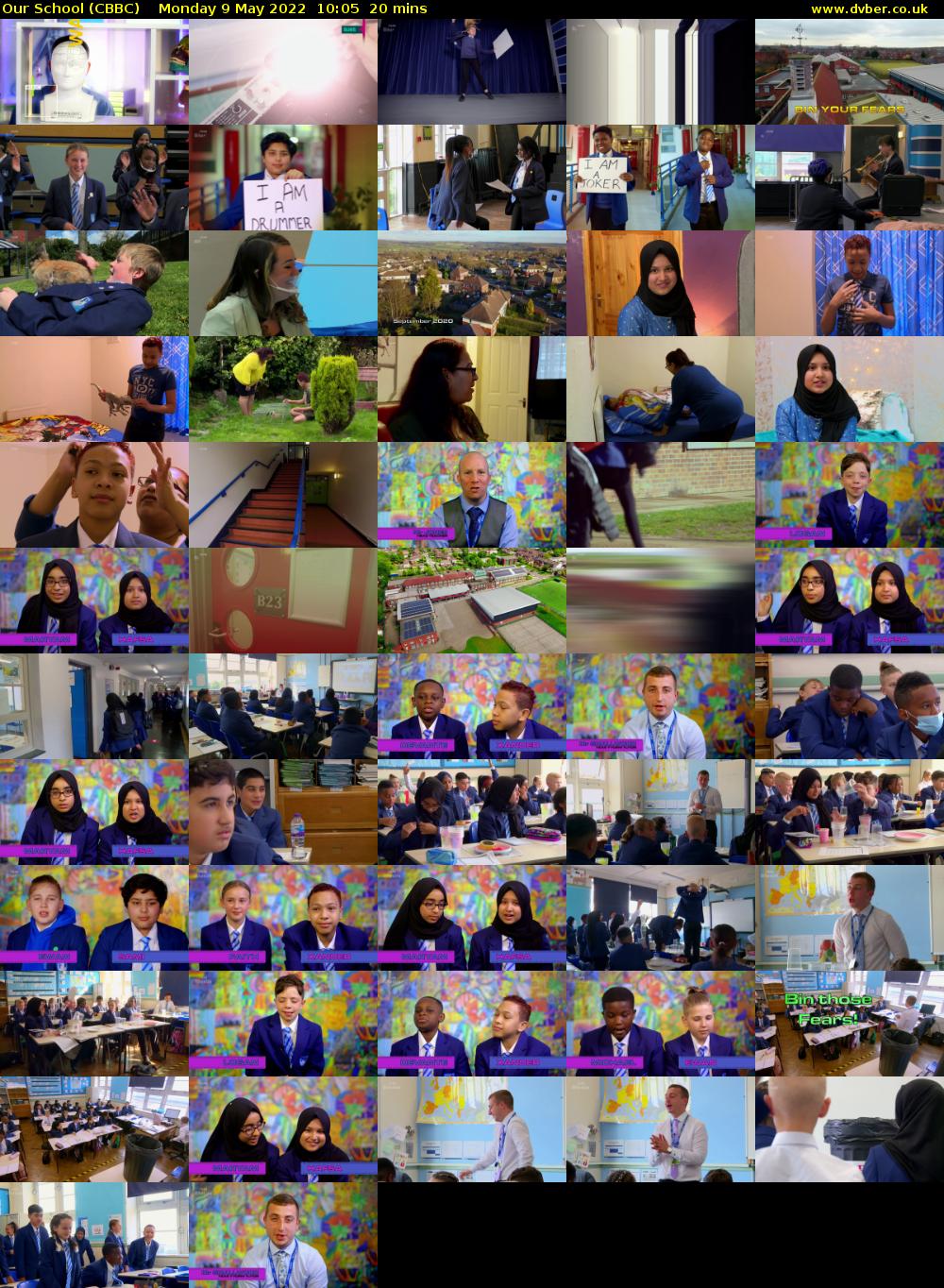 Our School (CBBC) Monday 9 May 2022 10:05 - 10:25