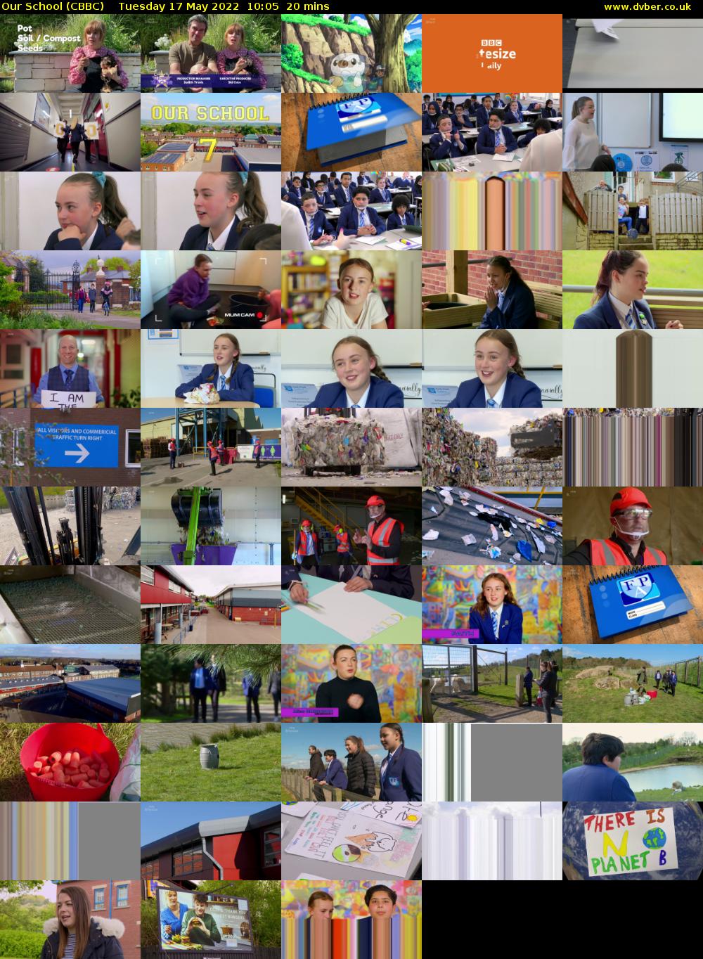 Our School (CBBC) Tuesday 17 May 2022 10:05 - 10:25