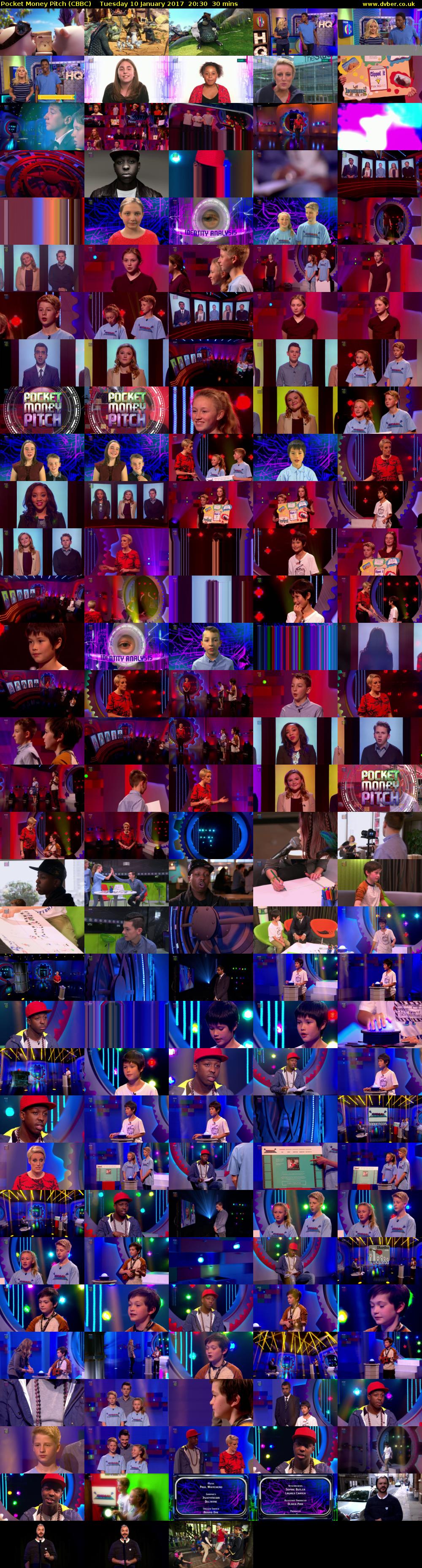 Pocket Money Pitch (CBBC) Tuesday 10 January 2017 20:30 - 21:00