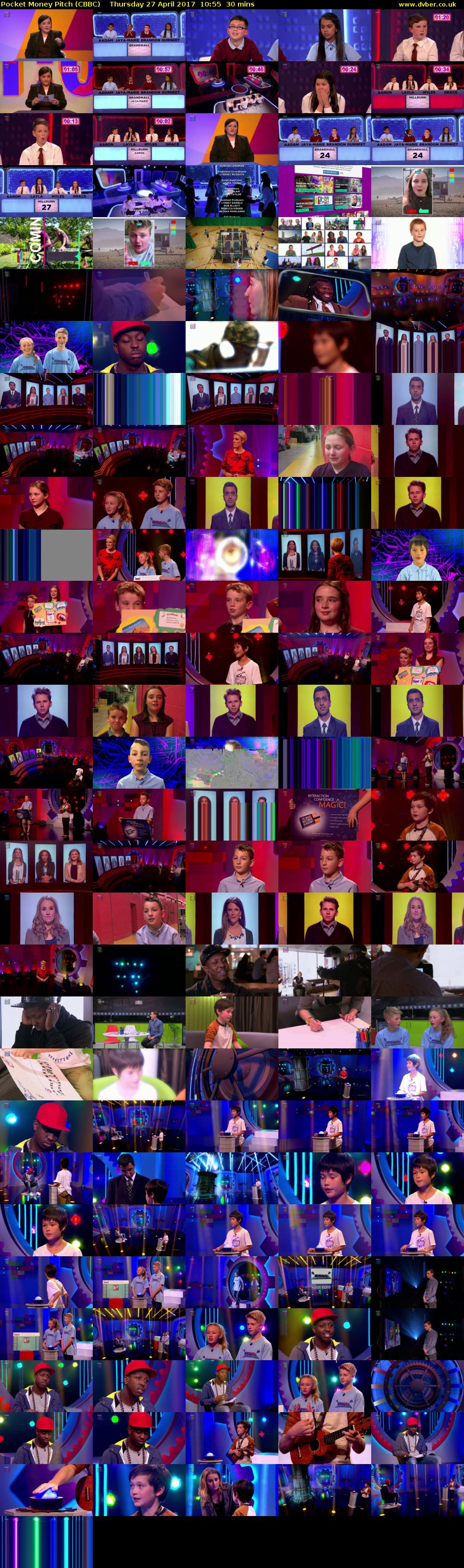 Pocket Money Pitch (CBBC) Thursday 27 April 2017 10:55 - 11:25